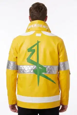 Cyberpunk 2077 David Martinez Yellow Edgerunners Faux Leather Jacket